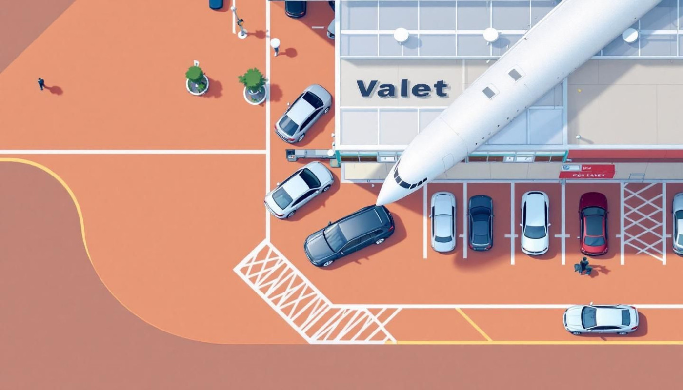 Comment fonctionne un service de voiturier à l'aéroport ?